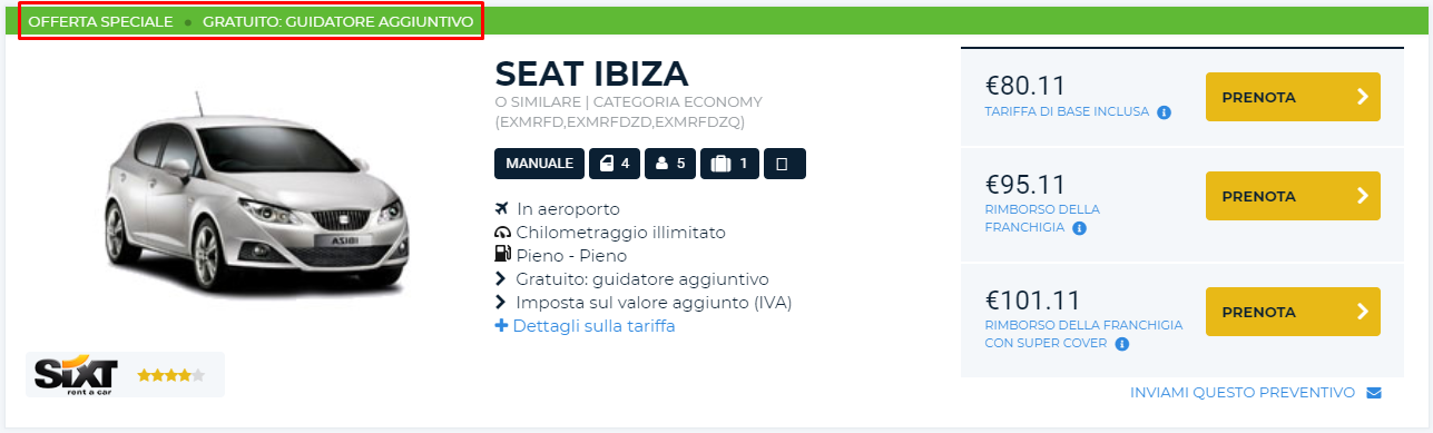 Secondo guidatore gratuito con Auto Europe Secondo guidatore gratuito con Auto Europe